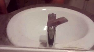 Young gay guy casually indulges in solo masturbation session