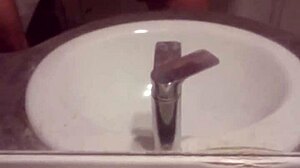 Young gay guy casually indulges in solo masturbation session