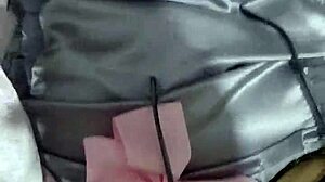 Skirtshouse features a silver satin skirt design