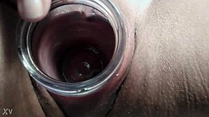 今天用玻璃罐扩张我的逼