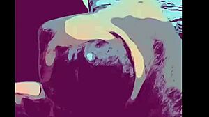 In this cartoon, a horny amateur masturbates to cumshot, sharing his homemade pleasure.