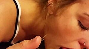 girlfriend blowjob pov with friend