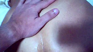 Eating Brunette's Ass With Intense Anal