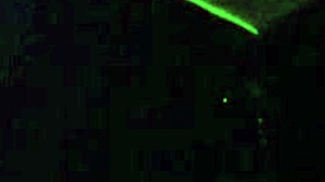 Britney Madison engages in hardcore fetish sex under blacklight.