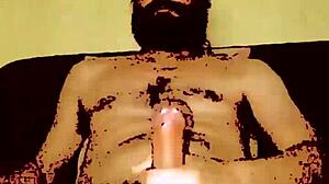 hugles andre performs artistic masturbation and cumshot in sorocaba