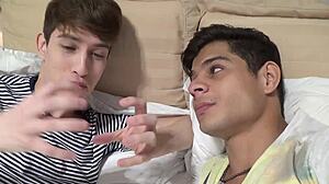 Gay anal adventure between Diogo and Guilherme Lotz