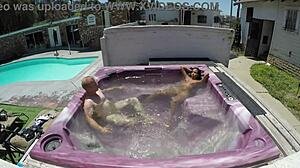 Hey, check out Dayanara in the hot tub POV! 😍