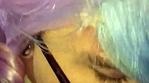 Cross dresser gets dominated