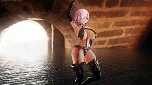 mashu kyreilight in r18 lupin mmd