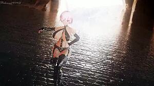 mashu kyreilight in r18 lupin mmd