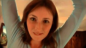 Naughty girl with big tits in missionary position