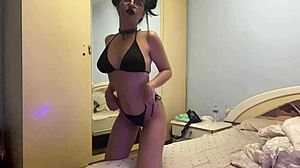 Colegiala Escapes Class For Live Cam, Feeling Excited And Cute