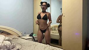 Colegiala Escapes Class For Live Cam, Feeling Excited And Cute