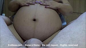 My pregnant employee gave me a handjob for extra money