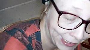 Hey, check out this milf taking a monster bbc face shot