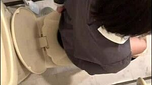 She masturbates secretly while mom is at work