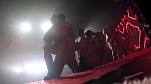 Porn stars wild orgy at the club!