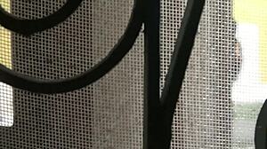 Caught neighbor in intimate moment