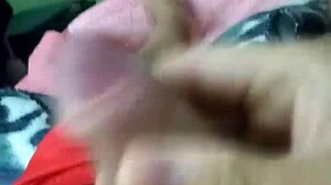 I enjoy a relaxing handjob in bed