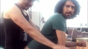 blonde russian webcam shows big tits and ass in amateur session