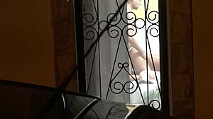 Caught neighbor in intimate moment