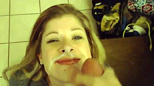 Pretty Teen From 21Cams Receives Facial After Intense Blowjob