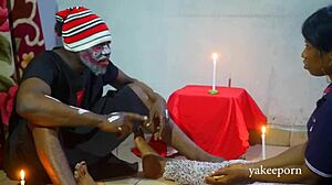 Watch this hot threesome group cumshot homemade video by yakee