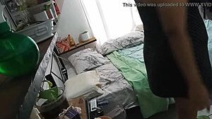 Milf Madurita Cleaning Her Room Caught on Hidden Camera