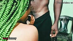 my sister surprised me with an amazing blowjob in the living room