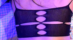 Latina teen prostitute begs for milk as he fills her vagina