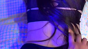 Latina teen prostitute begs for milk as he fills her vagina