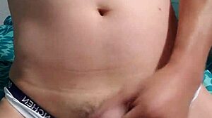 gay boy masturbating in his underwear looks so hot