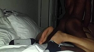 new man eating his ass good while fucking him in a homemade scene