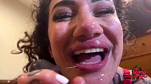 My Roommate's Girlfriend Swallows with Endless Throat