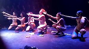 Theater Show on Nudism Protest