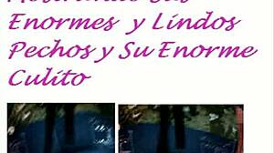 Watch her flaunt enormous tits and giant ass, teasing with every move