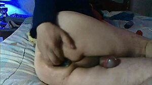 i gave myself a good jerk off by the ass, it was so intense... oops!