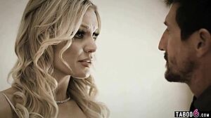 Umazana milf in najstnica intervjujeta poželjivega očija