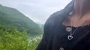 Are you watching me suck my master's piss on the highway while flashing passing cars?