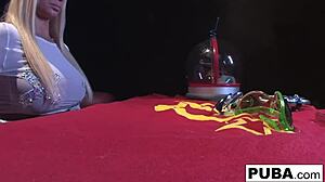 Russian Kosmonaut Nikita Von James Gagged by General in Hardcore Action