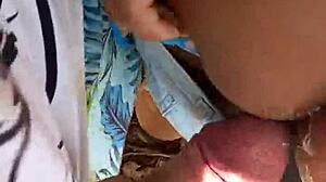 Amateur Brunette In The Forest Reveals Her Fresh, Round Ass