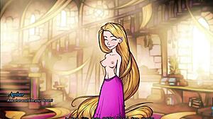 Once a Porn a Time: Ruta Angel's Rapunzel Memories with Small Tits in Anime Hentai Game