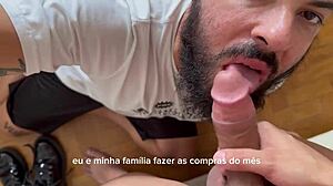 bearded man sucks 41 cocks - full video on red