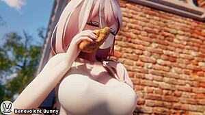 benevolent bunny expands her big ass. in cartoon animation