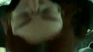 Latina couple's obedient pet enjoys sucking cock with handjob and facial cumshot.