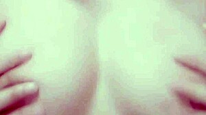 She has big boobs and gets a massage