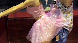 Brazilian Transsexual Angel Sarra Makes Johnny Hard