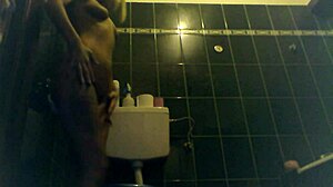 is that blonde slut covered in cum?