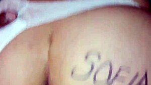 My wife's big ass bent over in doggystyle