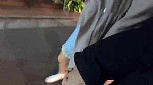 yukina 18 gets bent over for raw hardcore cumshot on her young tits